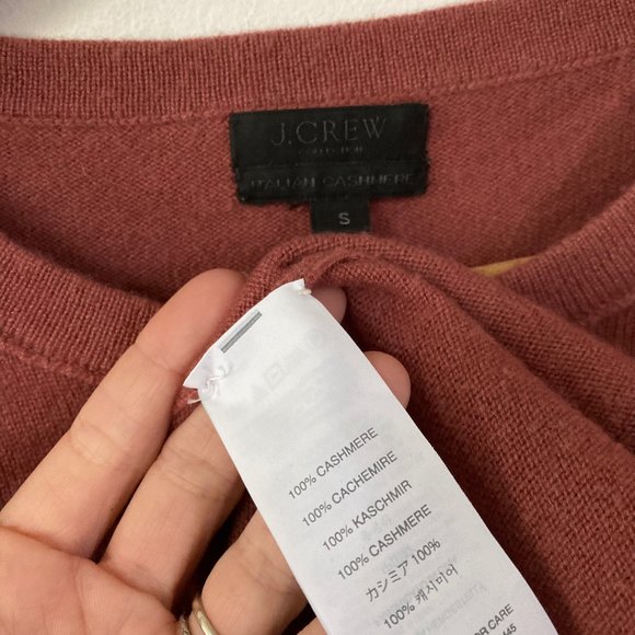 J. Crew Collection 100% Italian Cashmere Long Sleeve Sweater - Picture 3 of 5
